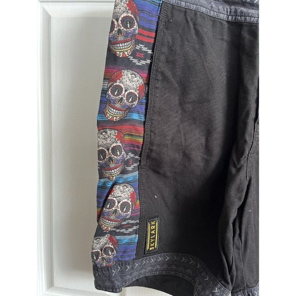 Skylark Mens Multicoloured Board shorts Size 34 Skull Print - Picture 2 of 6